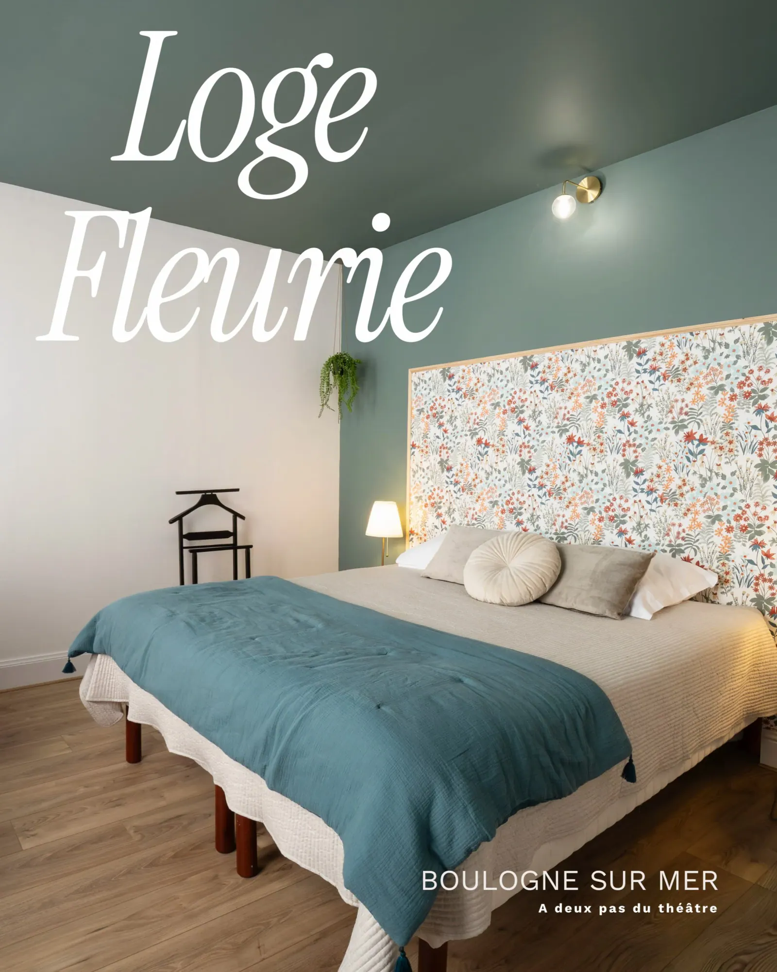 Photographie d'intérieur d'un appartement fleuri à Boulogne-sur-Mer, Côte d'Opale
